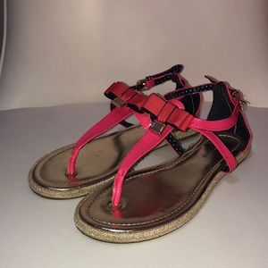 Tommy Hilfiger girls sandals with bow